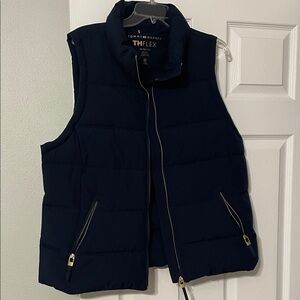 Tommy Hilfiger Dark Navy Blue Quilted Vest, NWOT
